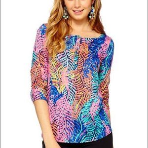 Lilly Pulitzer Electric Feel Henley